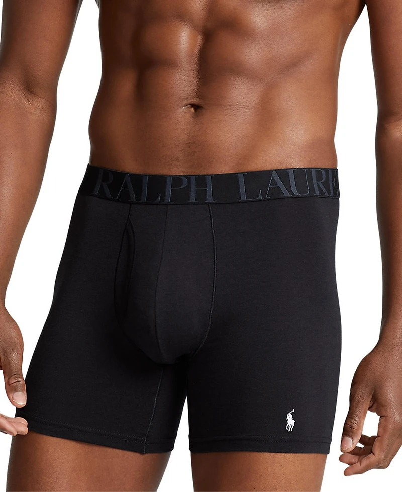 Polo Ralph Lauren Men's 5-Pack Stretch Classic Fit Boxer Briefs