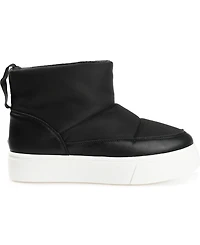 Journee Collection Women's Sethie Platform Cold Weather Puffer Booties