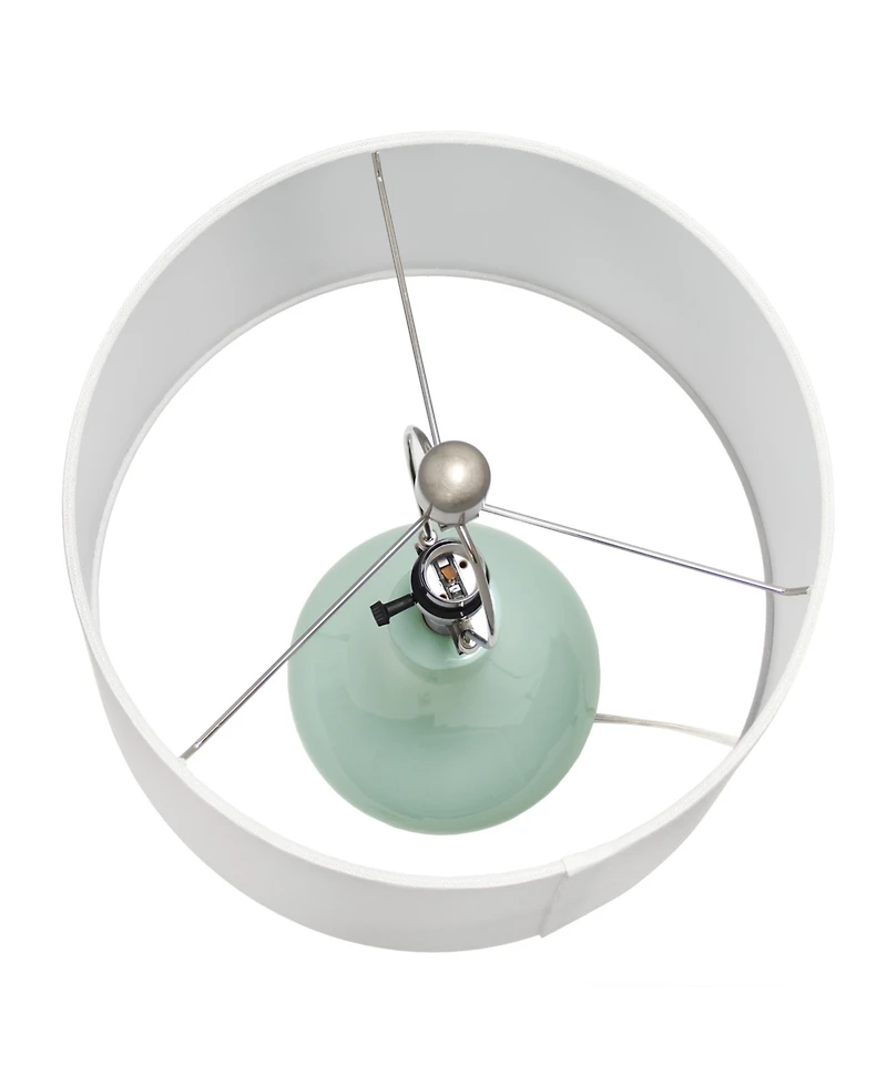 Lalia Home Droplet Table Lamp with Fabric Shade