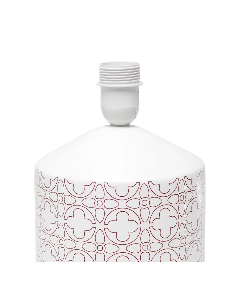 Simple Designs Fresh Prints Table Lamp
