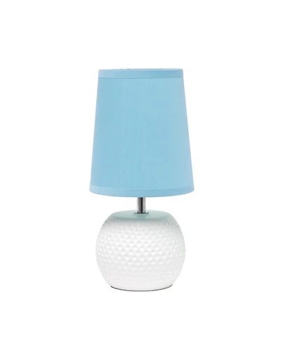 Simple Designs Studded Texture Table Lamp