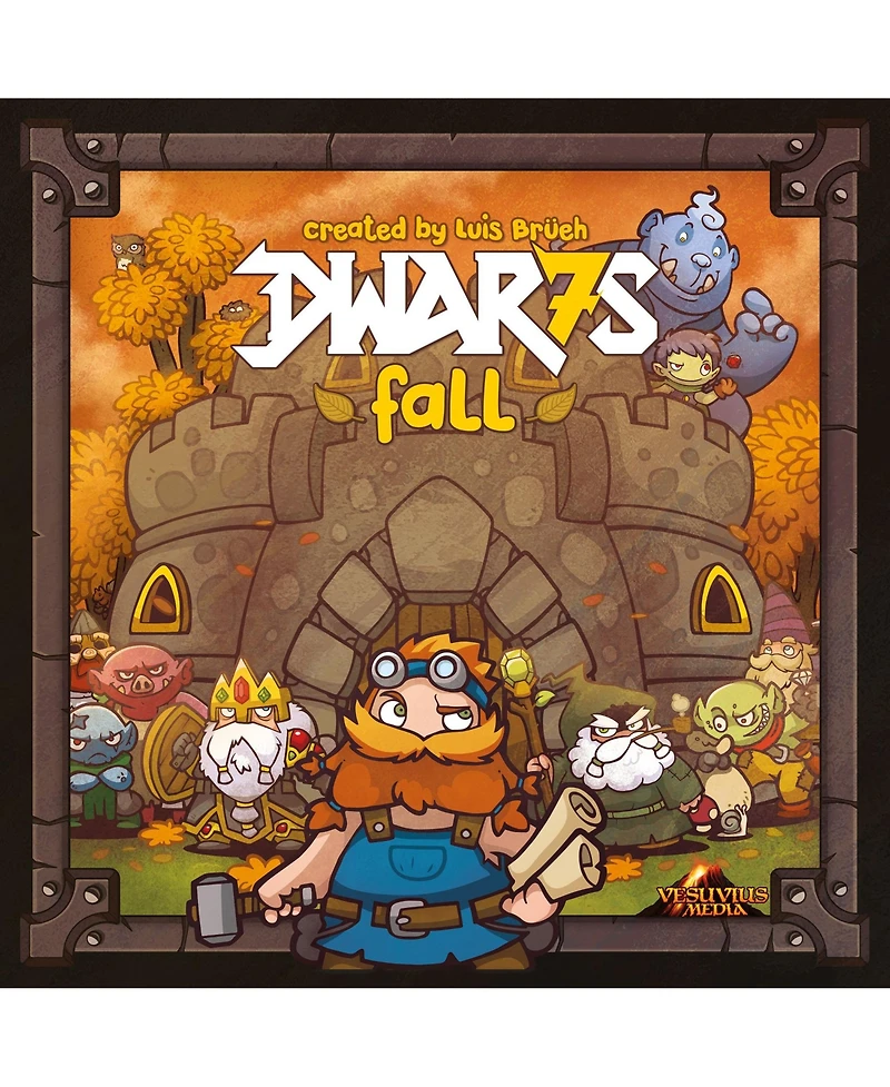Iello Dwar7s Fall Family Board Game