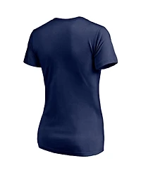 Women's Fanatics Navy New York Yankees 2021 Spring Training Upper Deck V-neck T-shirt