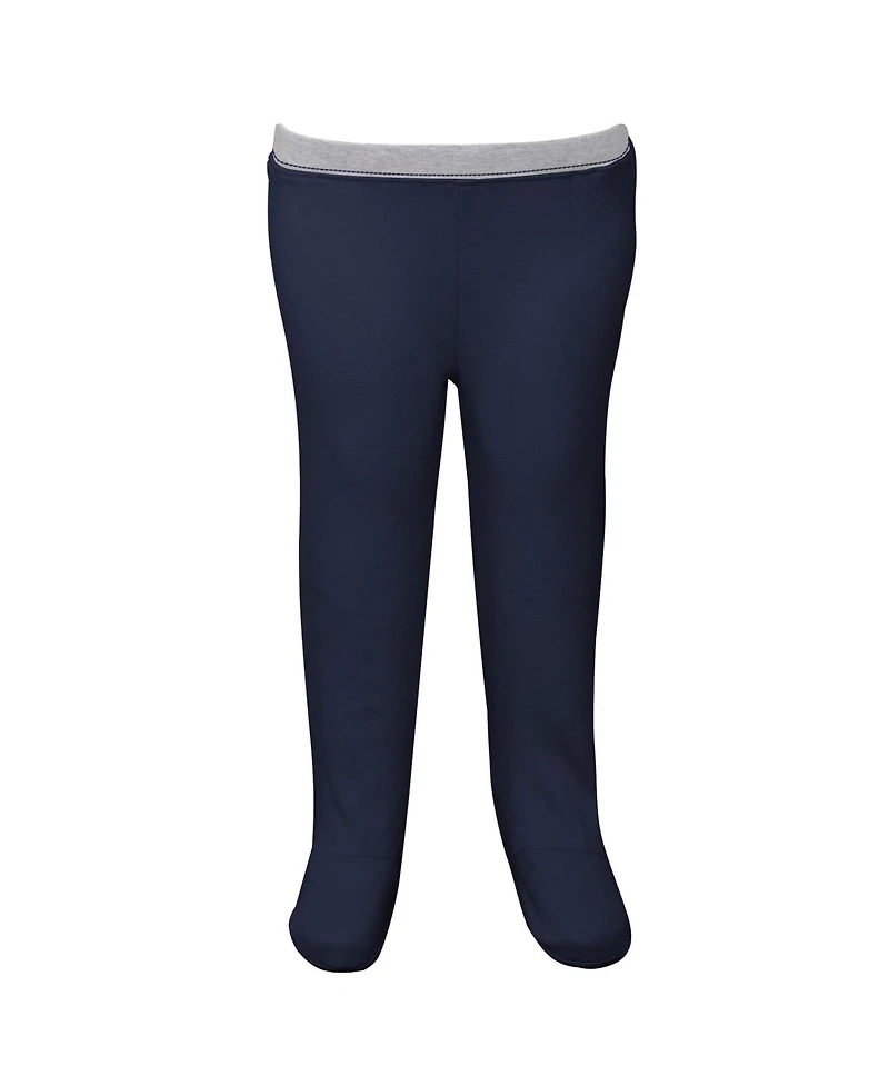 Newborn and Infant Boys Girls Navy, White Cleveland Guardians Dream Team Bodysuit Hat Footed Pants Set