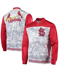 Men's Stitches Red St. Louis Cardinals Camo Full-Zip Jacket
