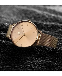 Mvmt Men's Legacy Slim Gold-Tone Mesh Bracelet Watch 42mm