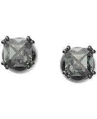 Swarovski Black-Tone Millenia Crystal Stud Earrings