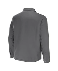 Men's Nfl x Darius Rucker Collection by Fanatics Gray Buffalo Bills Canvas Button-Up Shirt Jacket