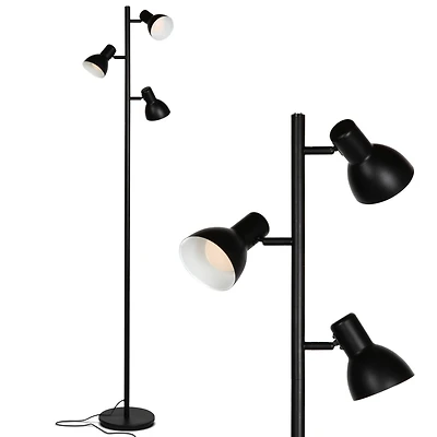Ethan 65.5" Led Tree Floor Lamp with Adjustable Rotating Heads