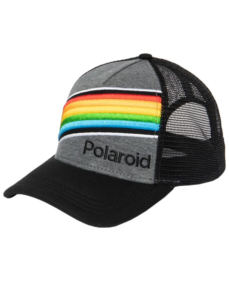 Polaroid Men's Trucker Baseball Adjustable Cap