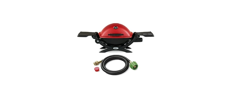 Weber Q 1200 Liquid Propane Gas Grill Red Starter