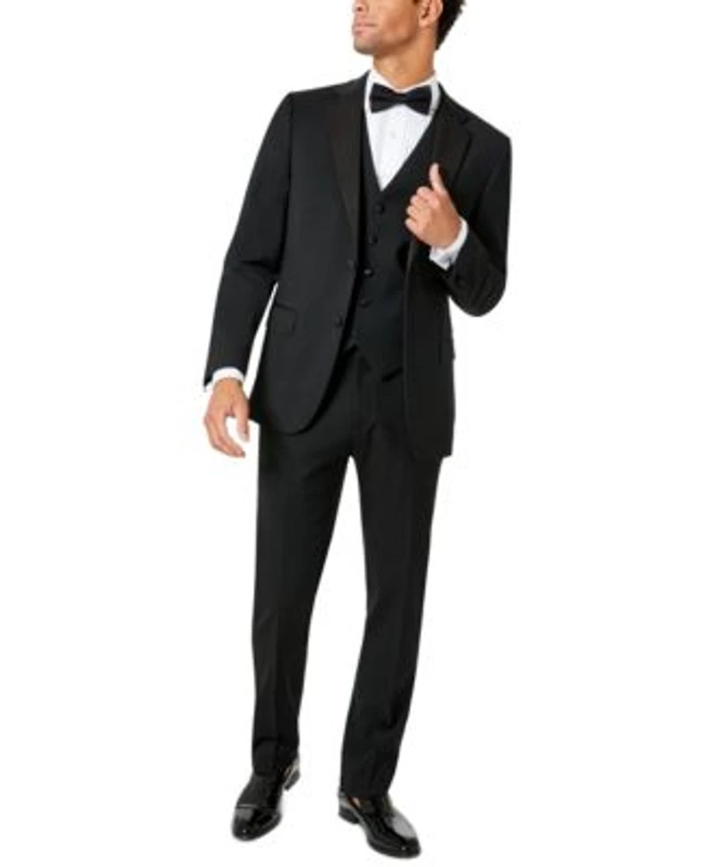 Tommy Hilfiger Mens Modern Fit Flex Stretch Tuxedo Separates