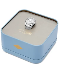 Fossil Women's Ring Watch Two-Hand Gold-Tone Stainless Steel Bracelet Watch, 15mm