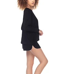 Honeydew Women's Night Owl Rib Terry Cloth Lounge Set, 2 Piece