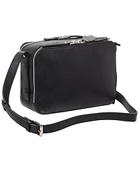 Mancini Women's Pebbled Rachel Camera Style Crossbody Handbag