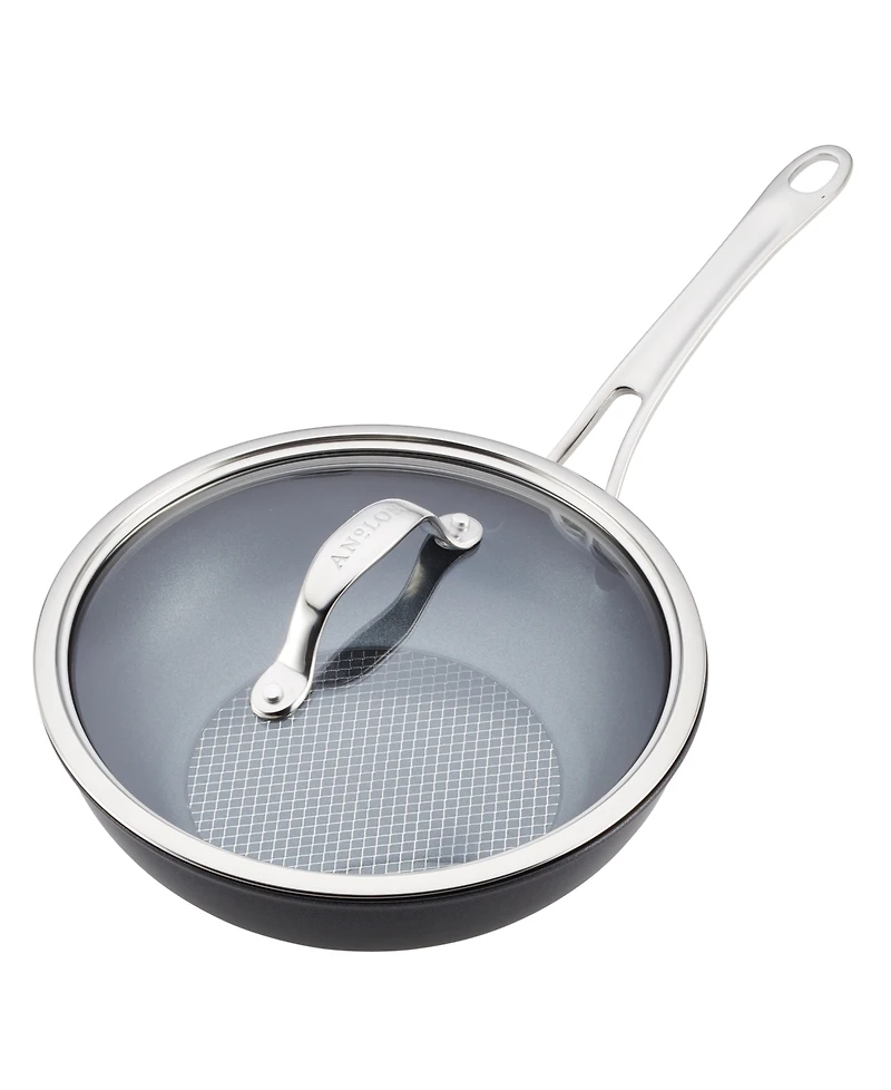 Anolon X Hybrid Nonstick Stir Fry Wok with Lid, 10"