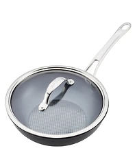 Anolon X Hybrid Nonstick Stir Fry Wok with Lid, 10"