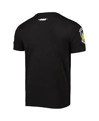 Men's Pro Standard Black Golden State Warriors Mash Up Capsule T-shirt