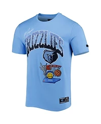 Men's Pro Standard Light Blue Memphis Grizzlies Hometown Chenille T-shirt