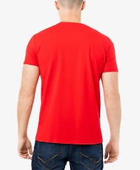X-Ray Men's Basic Notch Neck Short Sleeve T-shirt