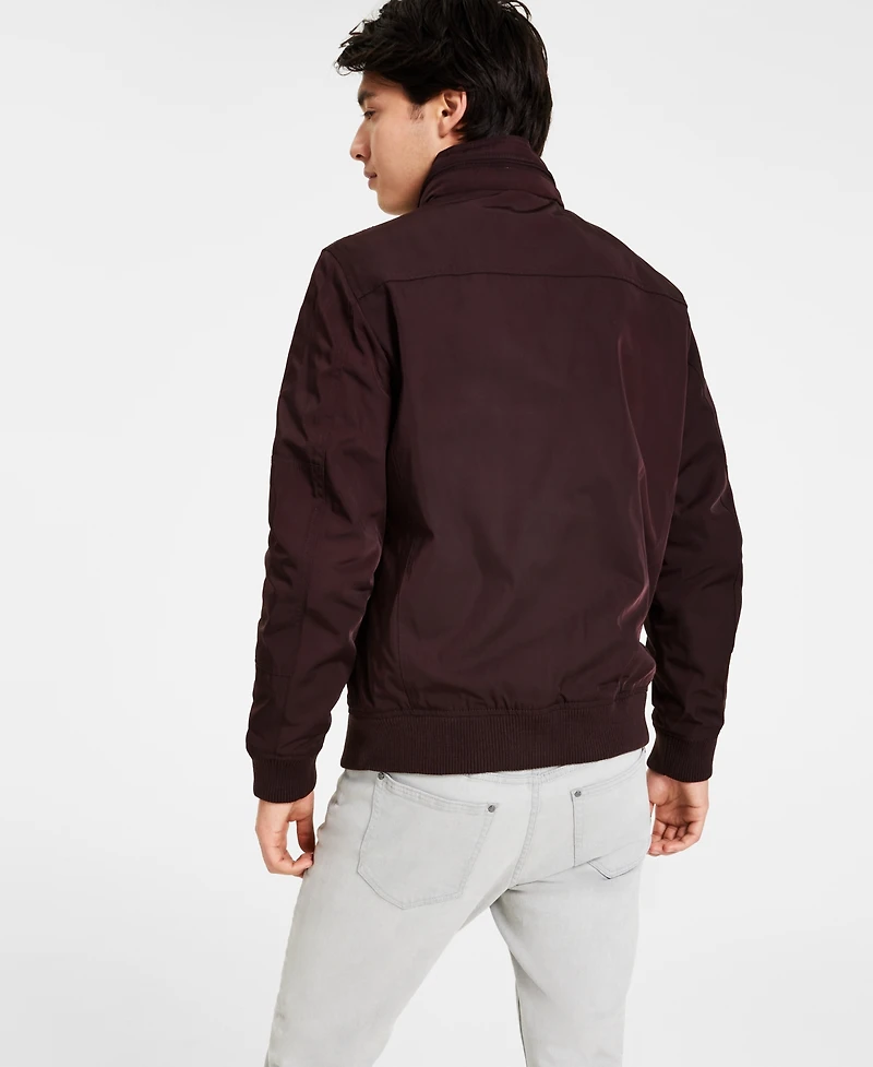 Tommy Hilfiger Men's Four-Pocket Filled Performance Bomber Jacket