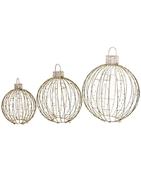 Northlight Led Lighted Ornaments Christmas Yard Decoration, Set of 3