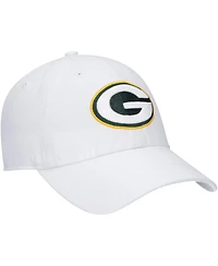 Women's '47 White Green Bay Packers Miata Clean Up Logo Adjustable Hat
