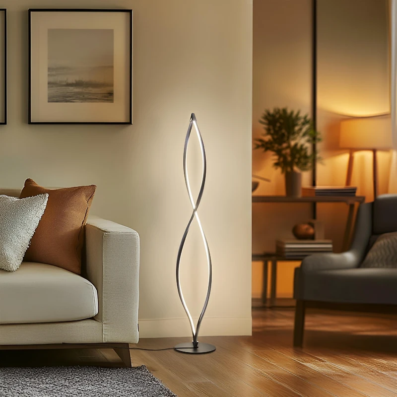 Twist 43" Dimmable Led Floor Lamp