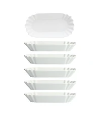 Fortessa Melamine Street Eats Hot Dog Plates, Set of 6