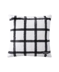 Eddie Bauer Plaid Faux Fur 2-Pc. Throw, 50" x 60" & Decorative Pillow, 20" x 20" Set