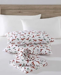 Eddie Bauer Printed Cotton Flannel 3-Pc. Sheet Set, Twin Xl