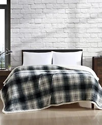 Eddie Bauer Vail Plaid Ultra Soft Plush Fleece Blankets