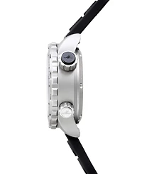 Abingdon Co. Women's Jane Black Silicone Strap Watch 35mm