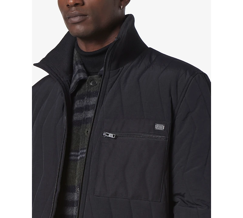 Marc New York Men's Floyd Zig-Zag Quilted Blouson Jacket