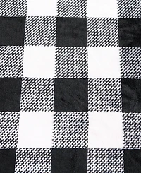 Eddie Bauer Cabin Plaid Ultra Soft Plush Fleece Reversible Blanket