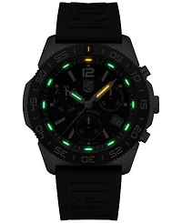 Luminox Men's Swiss Chronograph Pacific Diver Blue Rubber Strap Watch 44mm