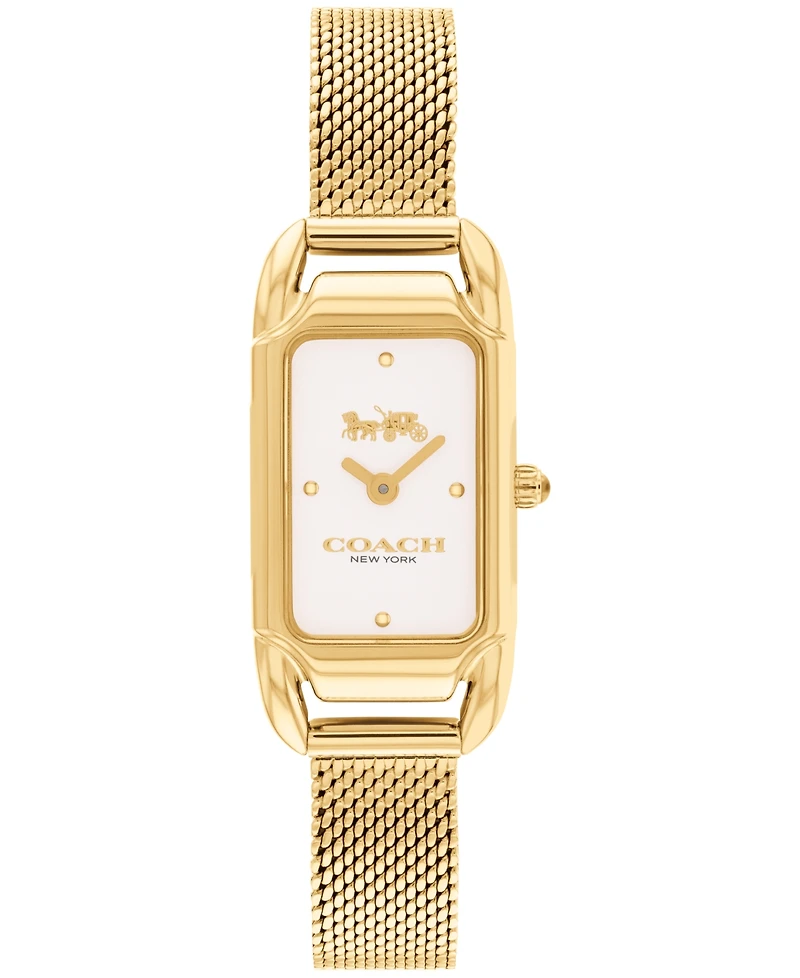 Coach Women's Cadie Stainless Steel Mesh Bracelet Watch, 17.5 x 28.5mm