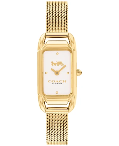 Coach Women's Cadie Stainless Steel Mesh Bracelet Watch, 17.5 x 28.5mm