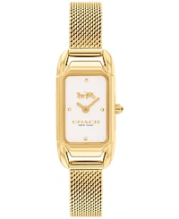 Coach Women's Cadie Stainless Steel Mesh Bracelet Watch, 17.5 x 28.5mm
