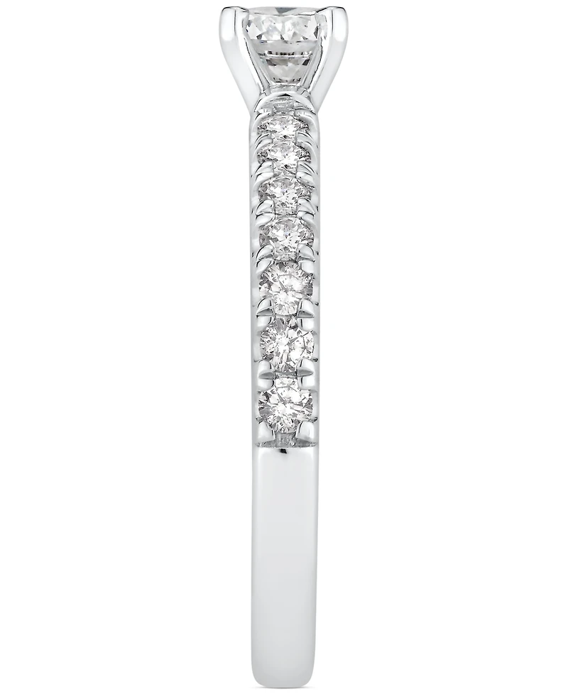 Gia Certified Diamond Engagement Ring (1 ct. t.w.) in 14k White Gold