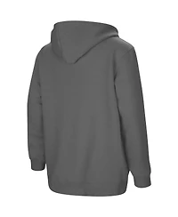 Youth Boys Colosseum Charcoal Michigan Wolverines 2-Hit Team Pullover Hoodie