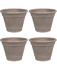 Franklin 20" Outdoor Plant Pot - Uv-Resistant Polyresin Flowerpot for Indoor or Outdoor Use