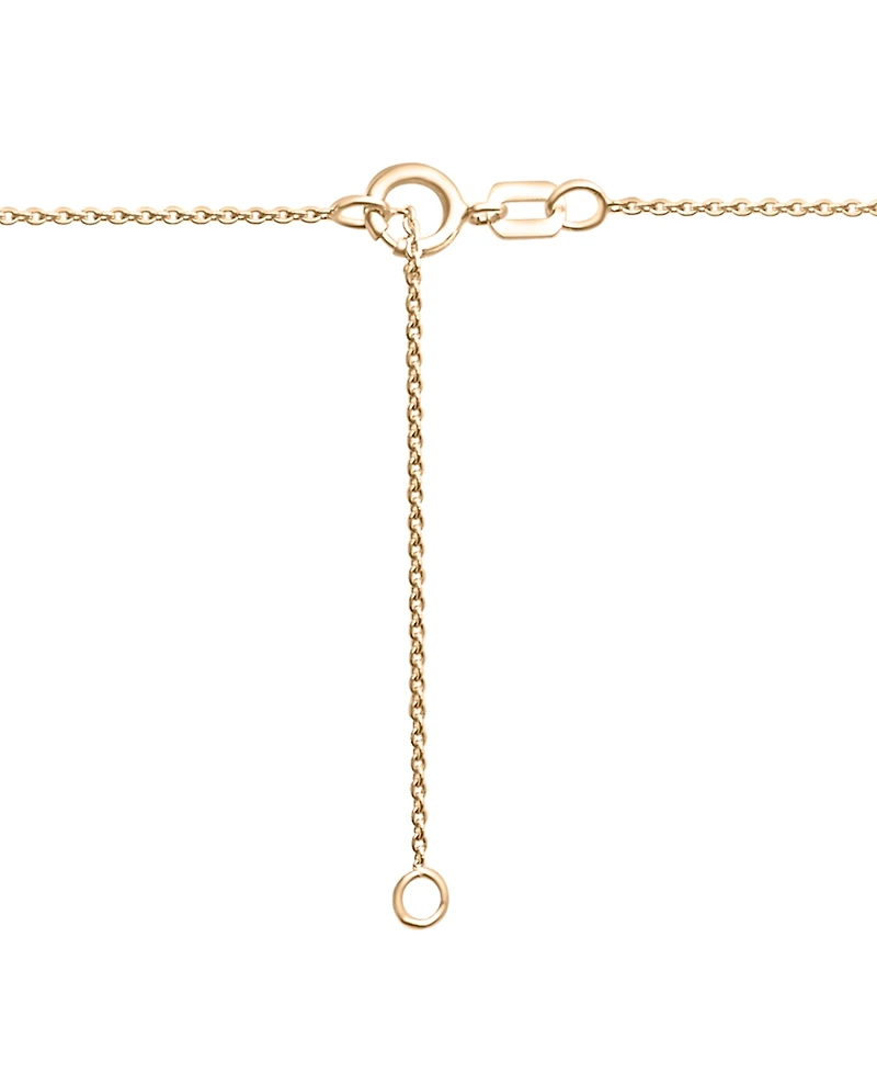 Wrapped Diamond Pave & Polished Butterfly Layered Pendant Necklace (1/6 ct. t.w.) in 10k Gold, 17" + 1" extender, Created for Macy's
