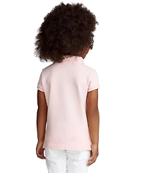 Polo Ralph Lauren Girls 2T-6X Short Sleeve Stretch Cotton Mesh Shirt