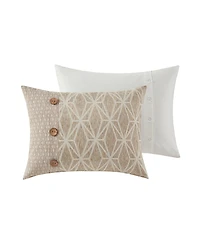Madison Park Signature Grace Jacquard Geometric 10-Pc. Comforter Set, King