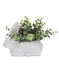 Flora Bunda Eucalyptus in Ceramic Bunny