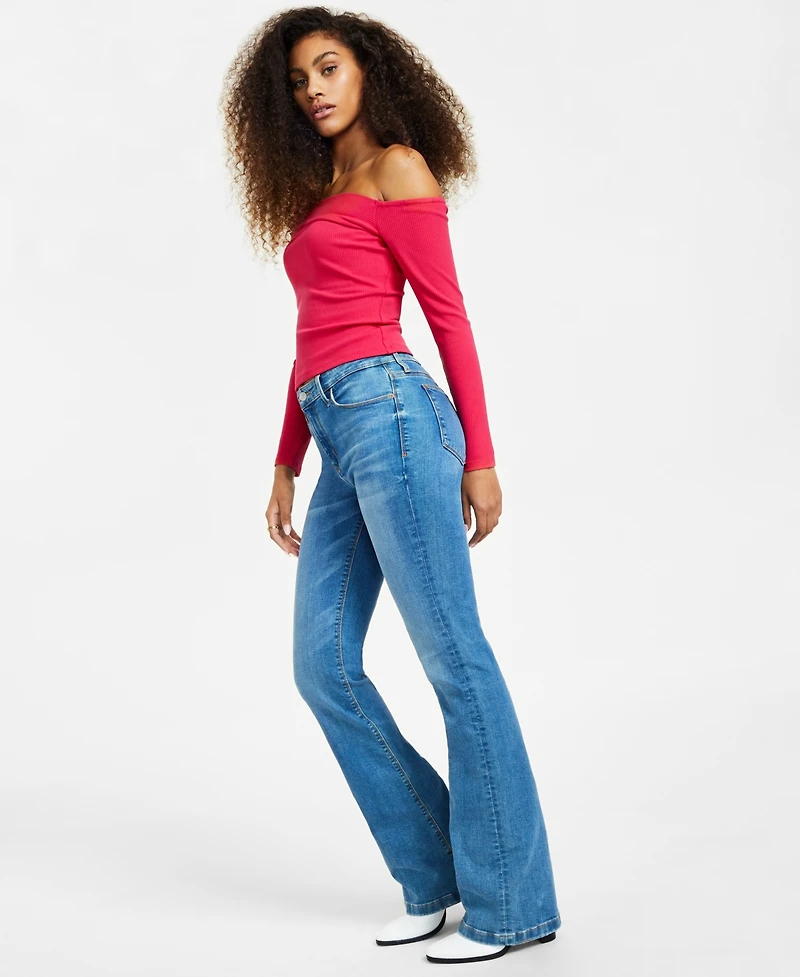 Guess Women's Sexy Mid-Rise Bootcut Jeans
