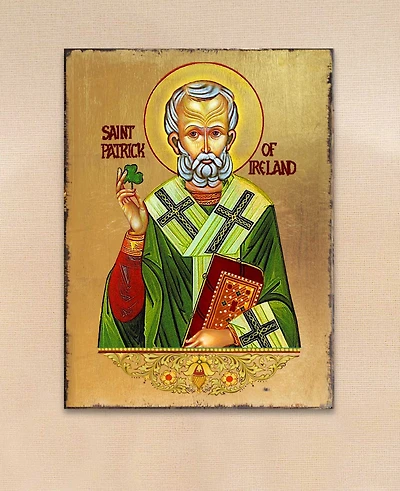 G.DeBrekht Saint Patrick Holiday Religious Monastery Icons