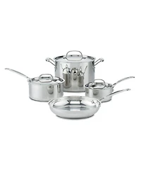 Cuisinart Chef's Classic Stainless Steel 7 Piece Cookware Set