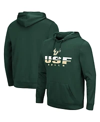 Men's Colosseum Green South Florida Bulls Lantern Pullover Hoodie